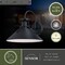 Vaxcel Canton Steel 1 Light LED Dusk to Dawn Matte Black and White Farmhouse Outdoor Wall Lantern T0748 - alternate 5